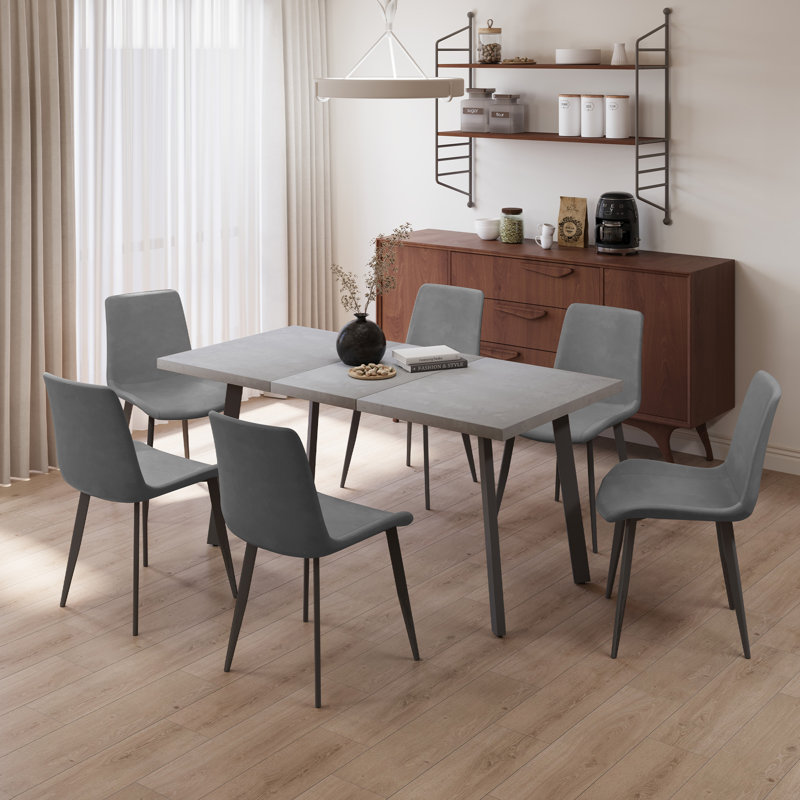 6 person extendable dining table sales